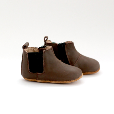Chelsea Leather Boot - Coffee