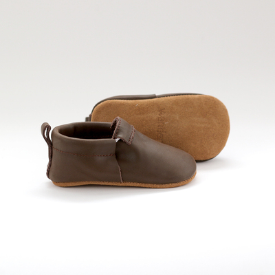 Leather Moccasin - Coffee