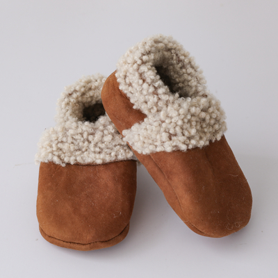 Lambskin slippers